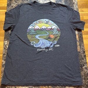 Charcoal Gray Graphic NC T-Shirt